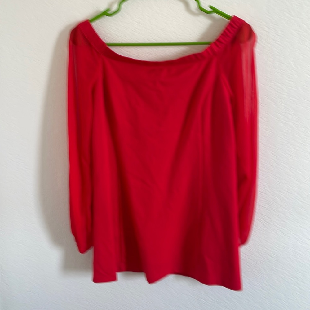 Norton brand red blouse